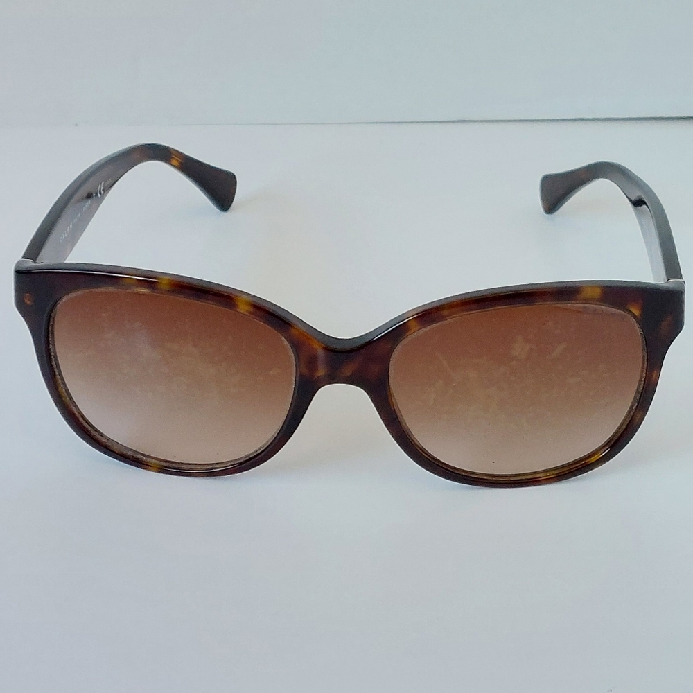 Ralph Lauren Sunglasses Brown With Ralph Logo On Both Sides - Picture 2 of 6